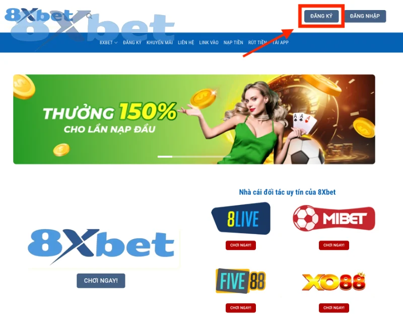 Điều kiện tối thiểu để đăng ký 8Xbet